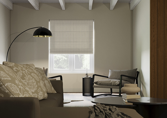 Emily Bond George Stripe, Linen - Roman Blind - Image 3